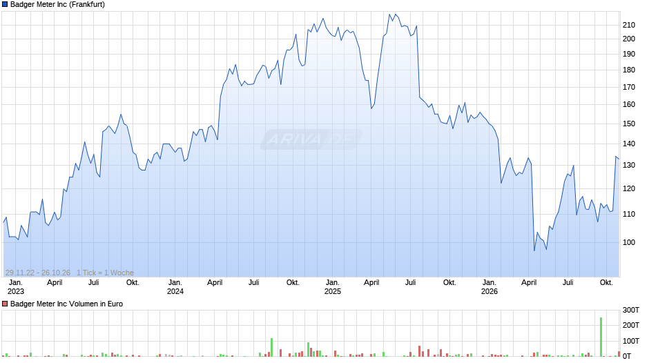 Badger Meter Chart