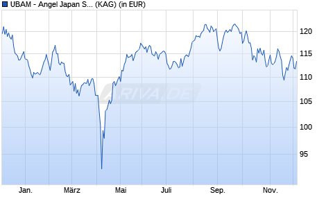 Performance des UBAM - Angel Japan Small Cap Equity AC (WKN A0M8Z1, ISIN LU0306284893)