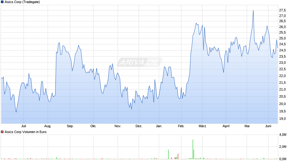 Asics Chart