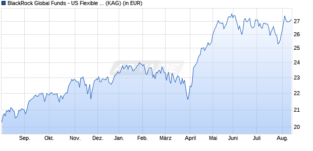 Performance des BlackRock Global Funds - US Flexible Equity Fund I2 EUR Hdg (WKN A0Q565, ISIN LU0368235262)