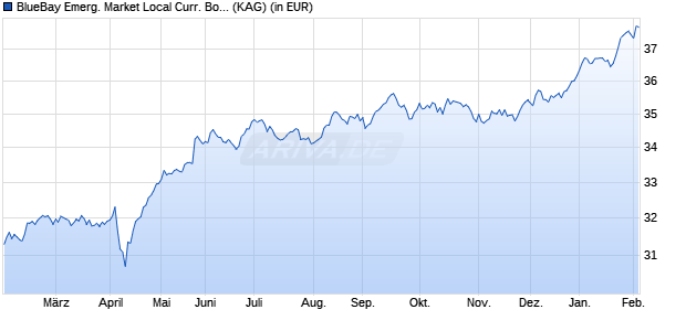 Performance des BlueBay Emerg. Market Local Curr. Bond Fund D GBP (QIDiv) (WKN A0JJ7G, ISIN LU0240774033)