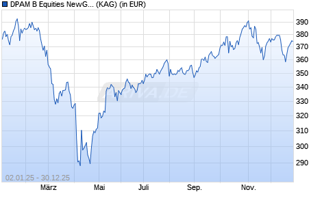 Performance des DPAM B Equities NewGems Sustainable F (WKN A0REA9, ISIN BE0948502365)