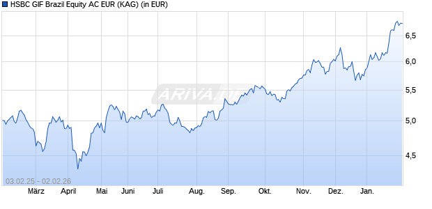 Performance des HSBC GIF Brazil Equity AC EUR (WKN A1JAMF, ISIN LU0551369712)