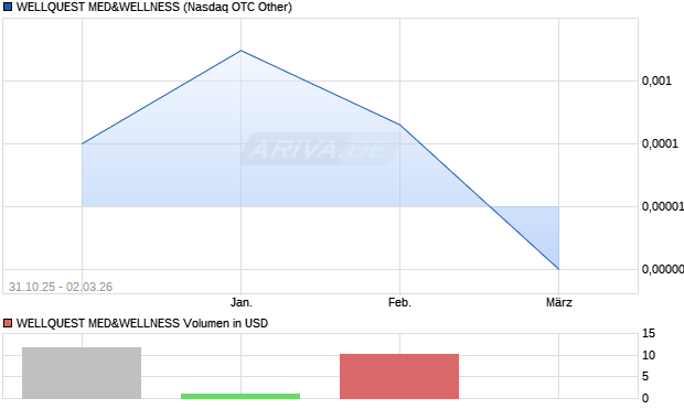 WELLQUEST MED&WELLNESS Aktie Chart