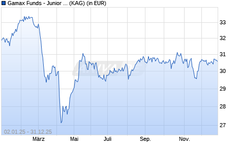 Performance des Gamax Funds - Junior I (WKN A1JU6B, ISIN LU0743996067)