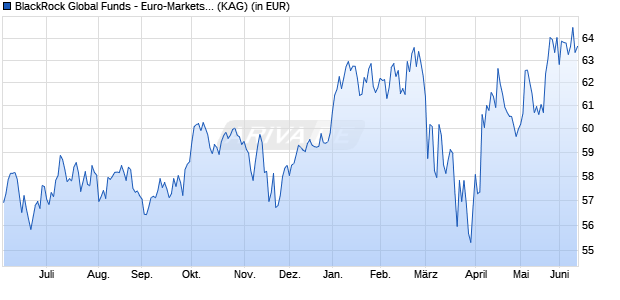 Performance des BlackRock Global Funds - Euro-Markets Fund D2 USD (WKN A1J4PW, ISIN LU0827878280)
