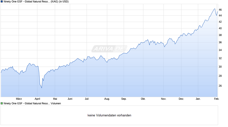 Ninety One GSF - Global Natural Resources Fund IX Inc USD Chart