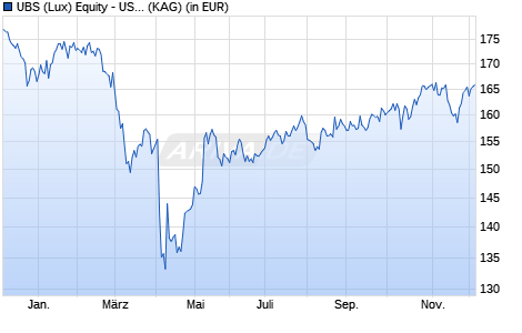Performance des UBS (Lux) Equity - US Total Yield Sust. (USD) P-dist (WKN A1KCDQ, ISIN LU0868494708)