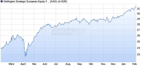 Performance des Wellington Strategic European Equity Fund USD D AccU (WKN A1W03P, ISIN IE00B839Y076)