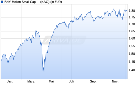 Performance des BNY Mellon Small Cap Euroland Fund USD A (WKN 798106, ISIN IE0003867557)