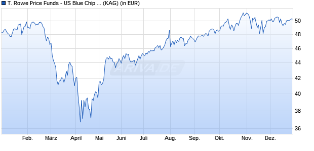Performance des T. Rowe Price Funds - US Blue Chip Equity Fund Q (EUR) (WKN A14MK1, ISIN LU1136108674)