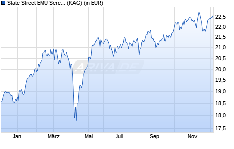 Performance des State Street EMU Screened Index Equity Fund P (WKN A14YMH, ISIN LU1159238036)
