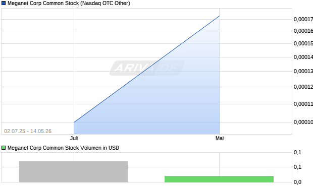 Meganet Corp Common Stock Aktie Chart