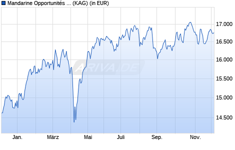 Performance des Mandarine Opportunités I (WKN A0REGQ, ISIN FR0010659797)