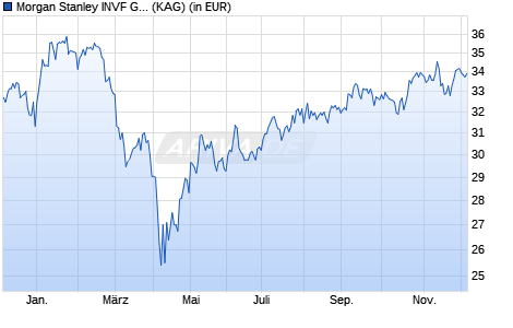 Performance des Morgan Stanley INVF Global Endurance Fund (USD) I (WKN A2PRCB, ISIN LU2027374987)