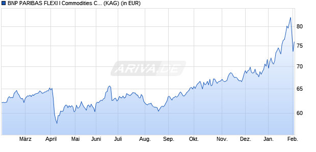 Performance des BNP PARIBAS FLEXI I Commodities C H EUR (WKN A2PN8R, ISIN LU1931957093)
