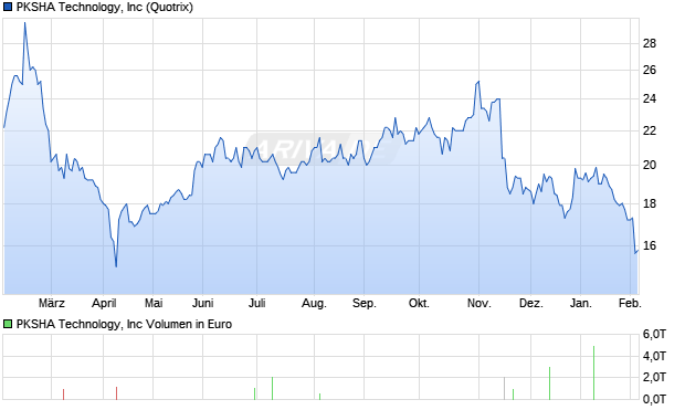 PKSHA Technology Aktie Chart