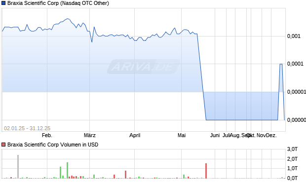 Braxia Scientific Aktie Chart