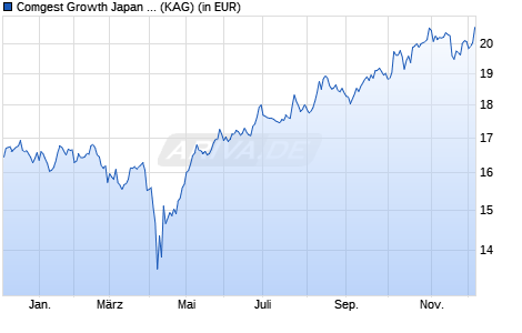Performance des Comgest Growth Japan EUR R H Acc (WKN A2N834, ISIN IE00BGK1Q515)