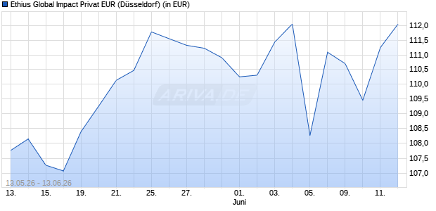 Performance des Ethius Global Impact Privat EUR (WKN A2QCXY, ISIN DE000A2QCXY8)