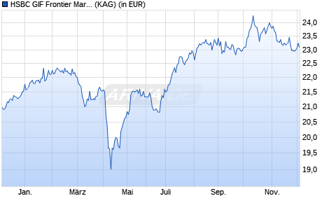 Performance des HSBC GIF Frontier Markets BC (ISIN LU0954271895)