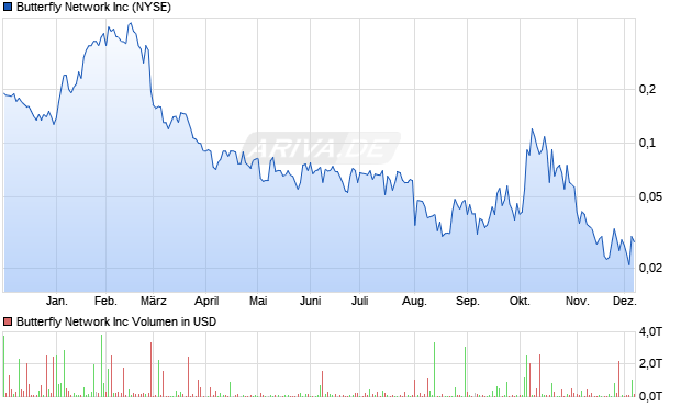 Butterfly Network Aktie Chart