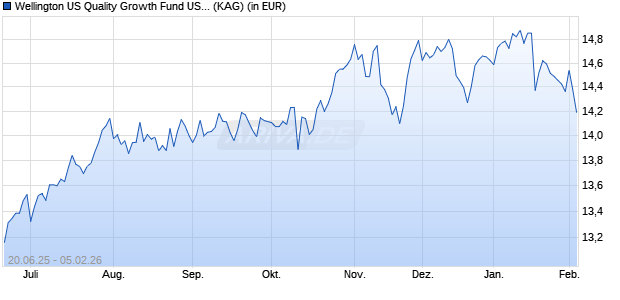 Performance des Wellington US Quality Growth Fund USD D AccU (ISIN LU2305750965)