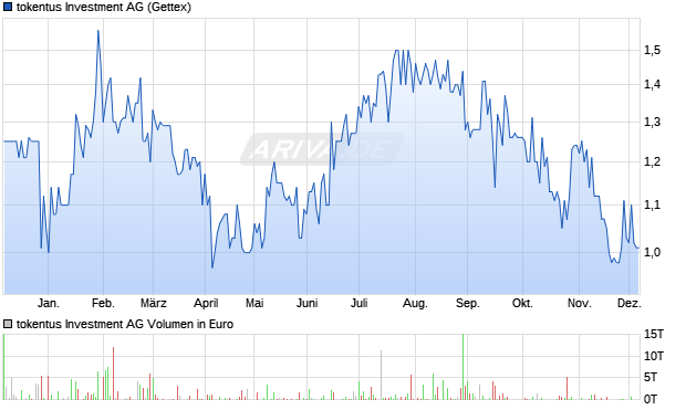 tokentus Investment Aktie Chart