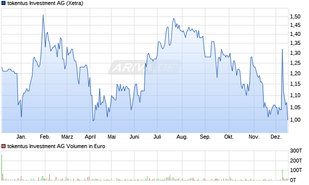 tokentus Investment Aktie Chart