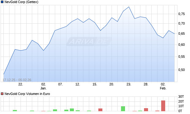 NevGold Aktie Chart