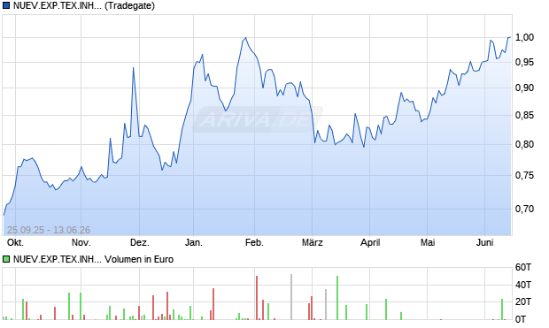 NUEV.EXP.TEX.INH.EO-,016 Aktie Chart