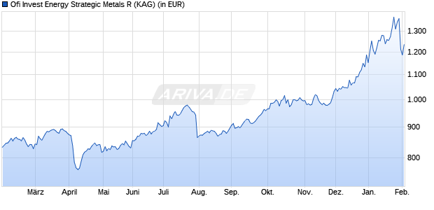 Performance des Ofi Invest Energy Strategic Metals R (ISIN FR0014008NN3)