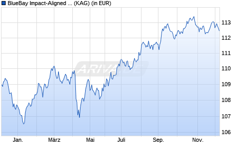 Performance des BlueBay Impact-Aligned Bond Fund G EUR (WKN A3DCKX, ISIN LU2333309065)