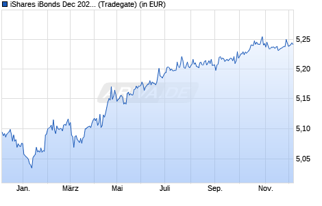 Performance des iShares iBonds Dec 2028 Term EUR Corp UCITS ETF EUR Dist (WKN A3D8E7, ISIN IE000264WWY0)