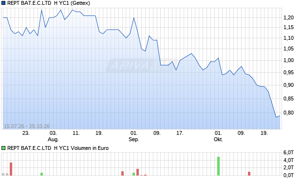 REPT BAT.E.C.LTD  H YC1 Aktie Chart