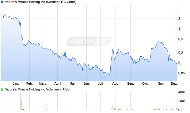 Nature's Miracle Holding Aktie Chart
