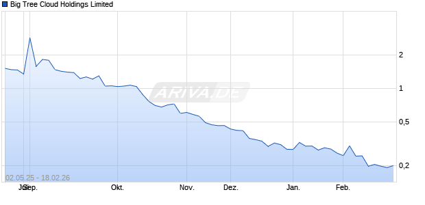 Big Tree Cloud Holdings Limited Aktie Chart