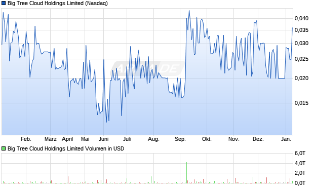 Big Tree Cloud Holdings Limited Aktie Chart