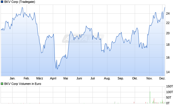 BKV Aktie Chart