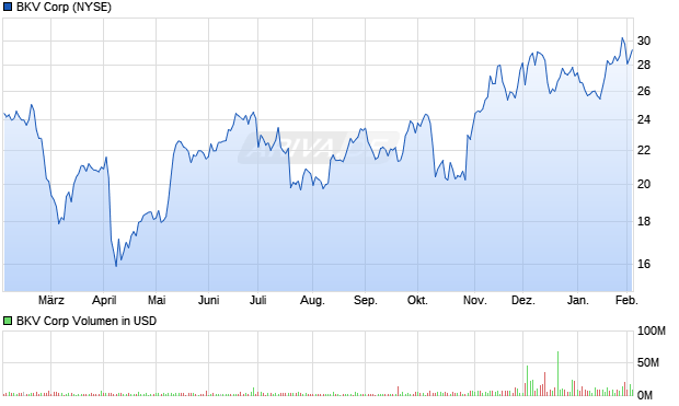 BKV Aktie Chart