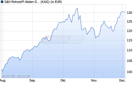 Performance des S&H Rohstoff-Aktien Global I (t) (WKN A401EE, ISIN DE000A401EE4)