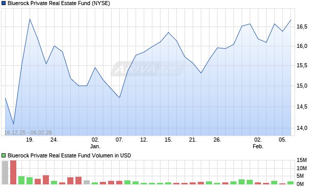 Bluerock Private Real Estate Fund Aktie Chart