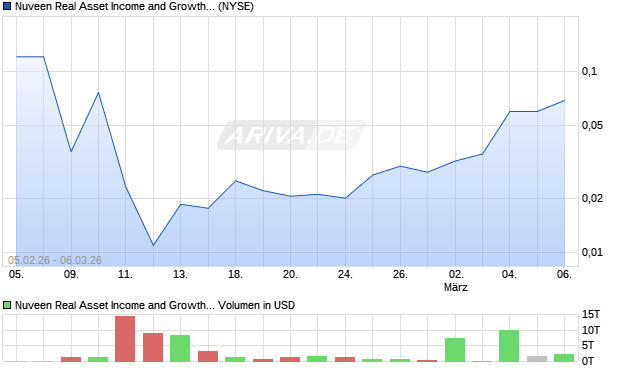 Nuveen Real Asset Aktie Chart