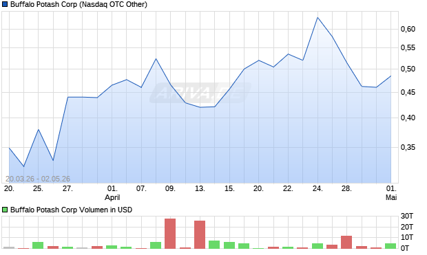 Buffalo Potash Aktie Chart