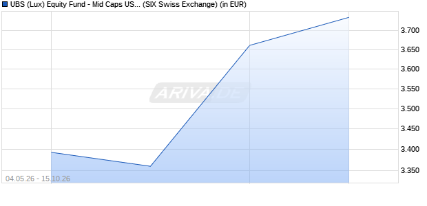Performance des UBS (Lux) Equity Fund - Mid Caps USA (USD) P-acc (WKN 974186, ISIN LU0049842262)