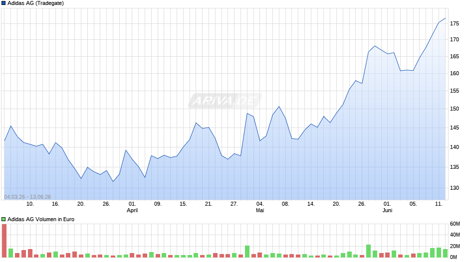 Adidas Chart