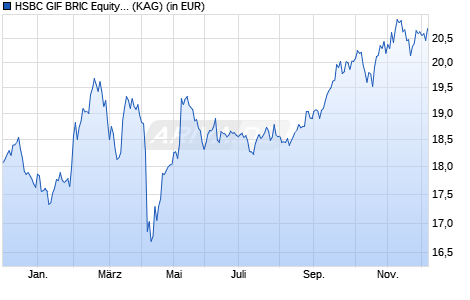 Performance des HSBC GIF BRIC Equity M2D (WKN A0D85S, ISIN LU0214875626)