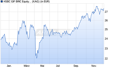 Performance des HSBC GIF BRIC Equity M2C (WKN A0D85R, ISIN LU0214875030)