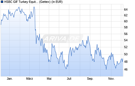 Performance des HSBC GIF Turkey Equity AC (WKN A0D9FL, ISIN LU0213961682)