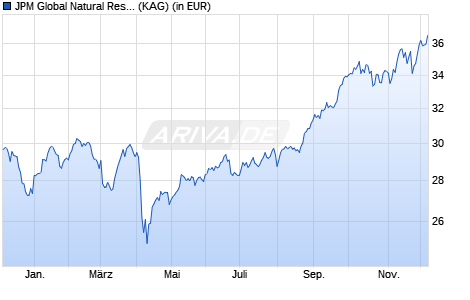 Performance des JPM Global Natural Resources X (acc) - EUR (WKN A0DPLR, ISIN LU0208854082)